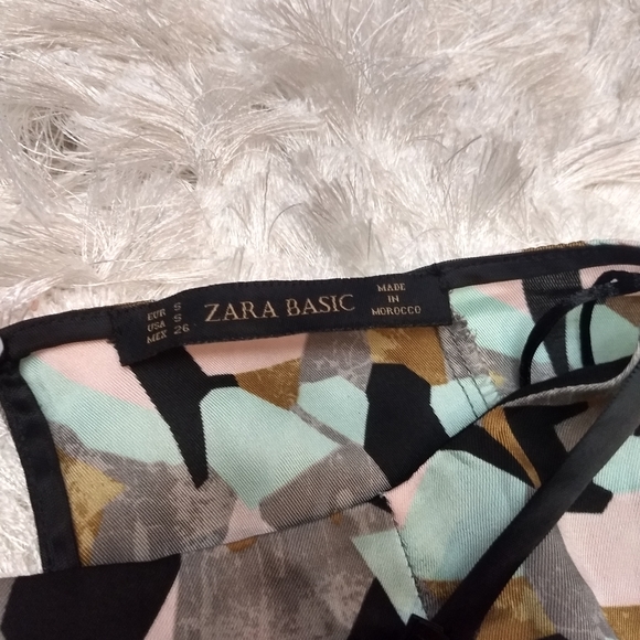 Zara basic colorful pattern dress - Picture 5 of 6